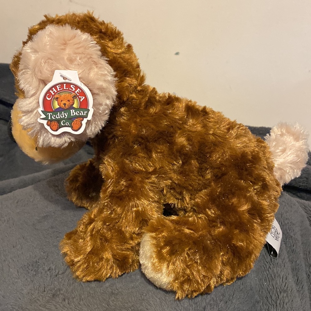 Chelsea Teddy Bear Co. Luke Plush Stuff Animal Dog Brown